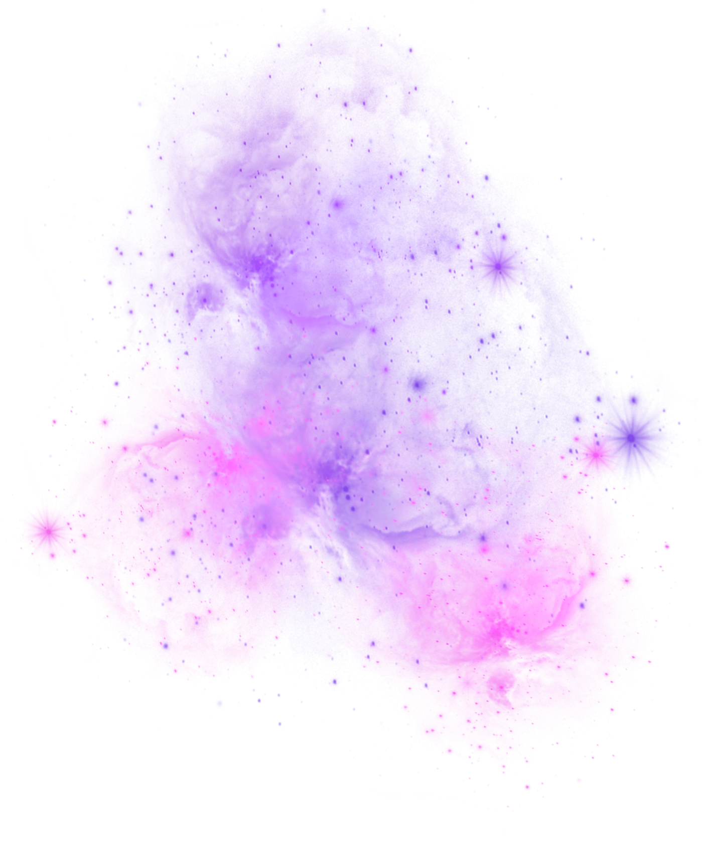 Purple & Violet Space Galaxy Overlay Background